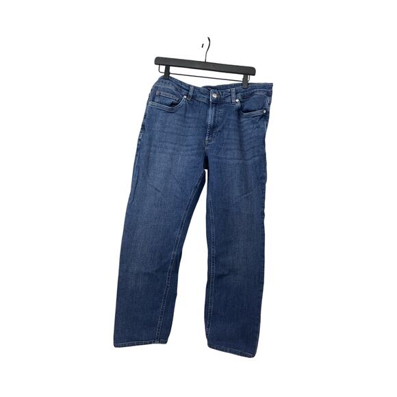 Peter Millar Jeans Mens 35 True Blue Wash Tailored Crown Crafted - Hemmed - Picture 1 of 6